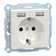 Merten SCHUKO-Steckdose m.USB Ladegerät pws MEG2366-0319-3