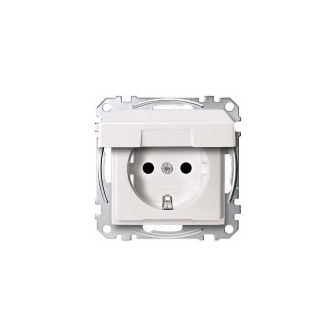 Merten SCHUKO-Steckdose pws Klappdeckel MEG2310-0419