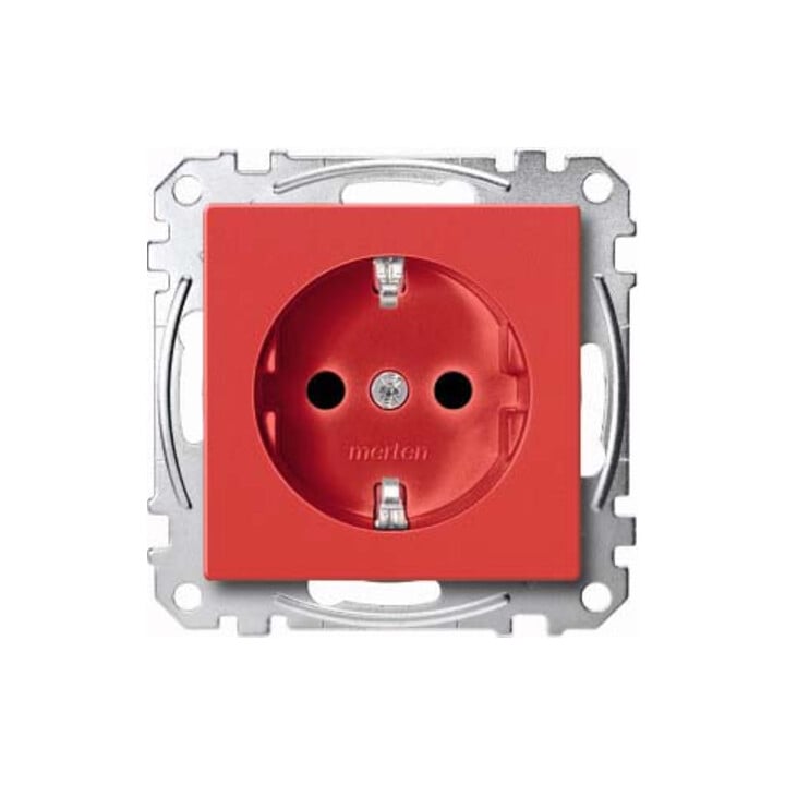 Merten SCHUKO-Steckdose rrt mit Steckklemme MEG2300-0306