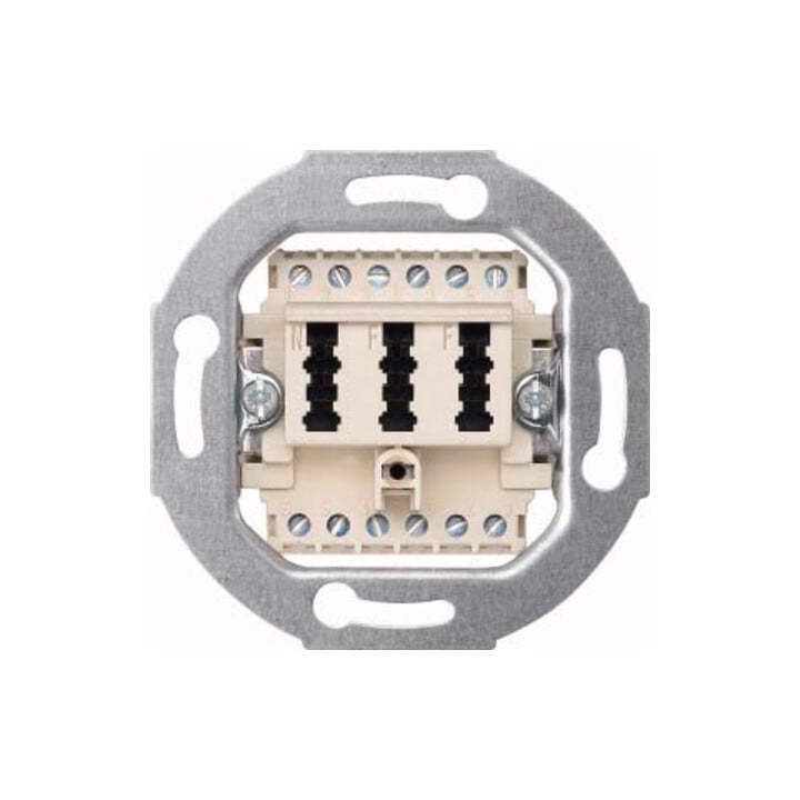 Merten TAE-Anschlussdose 3f.ws 2x6/6NF/F 465226