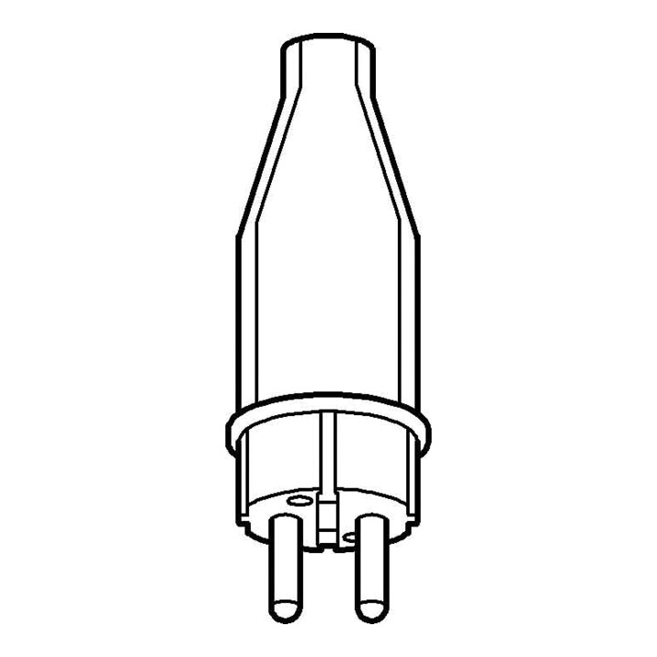 Merten Vollgummi-Stecker 3-polig 123851