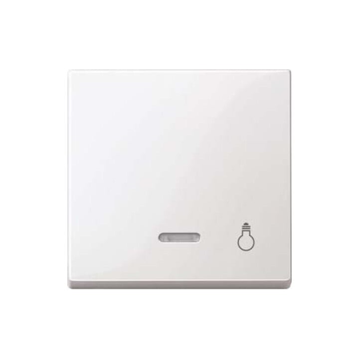 Merten Wippe Kontr.Fenster pws/gl Aufdruck Licht 435919