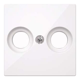 Merten Zentralplatte aws/gl für Antennendose MEG4122-0325