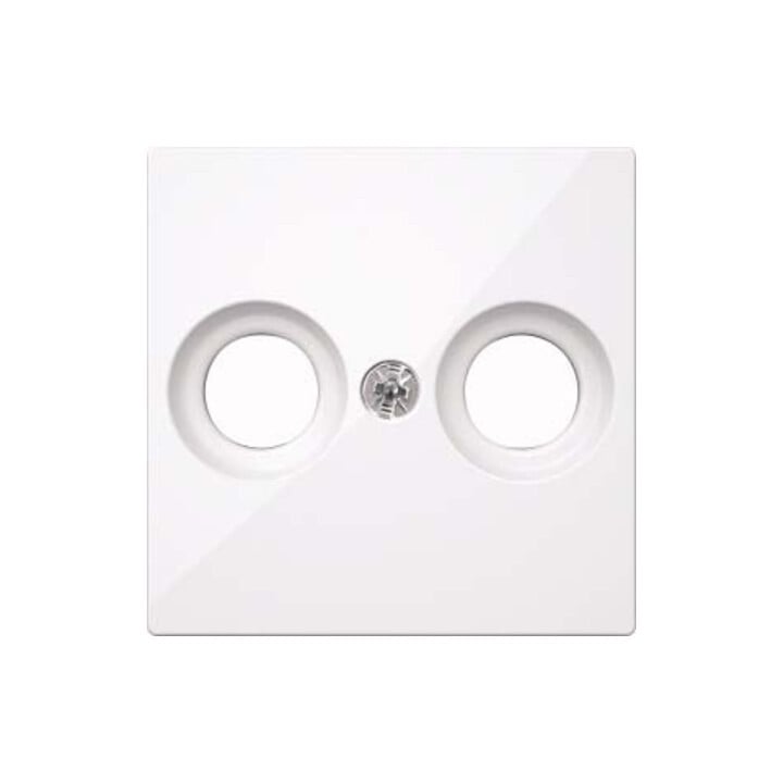 Merten Zentralplatte aws/gl für Antennendose MEG4122-0325