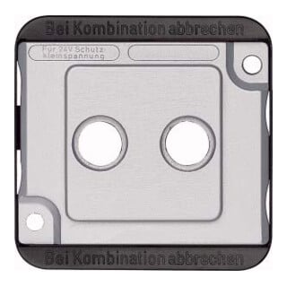 Merten Zentralplatte mat/si für Antennendose 294660