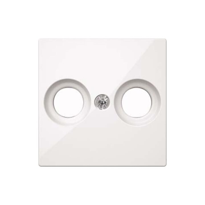 Merten Zentralplatte pws/gl für Antennendose MEG4122-0319