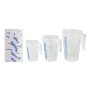 Messbecherset 0,5/1/2l 3-tlg.PP Mato