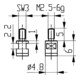 Messeins.D.4,8mm plan M2,5 HM z.Messuhren KÄFER-3