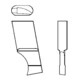 Messer pour coupe-cercle TiN 00A8 GFS-3