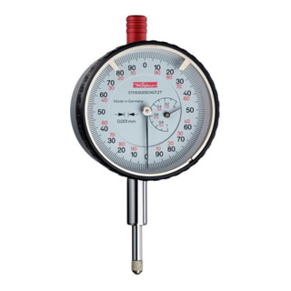 Messuhr FM1000/5 S 5mm Abl. 0,001mm m. Stoßschutz Käfer