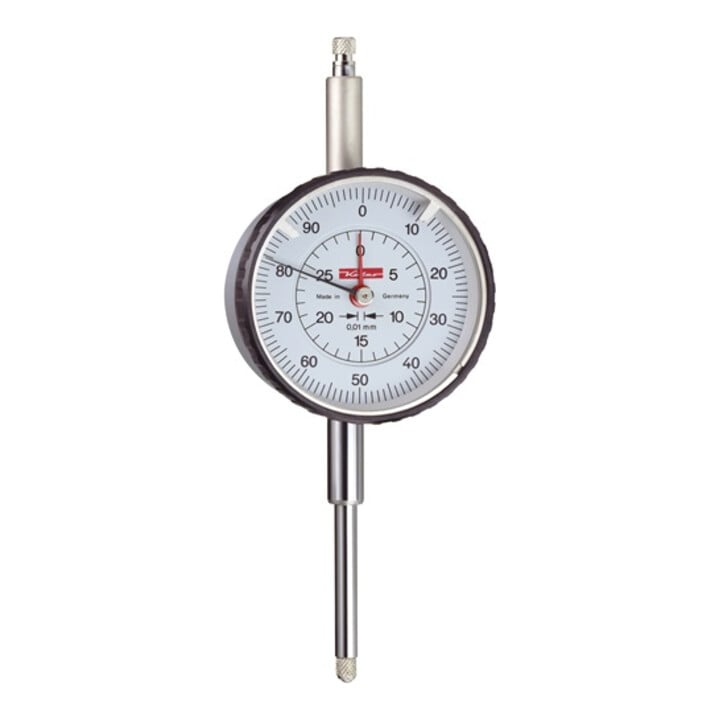 Messuhr M2/50T 50mm Abl. 0,01mm gr. Messspanne Käfer