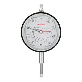 KÄFER Messuhr mit konzentrischer Anzeige, Messbereich / Gehäuse-Ø: 10/58 mm