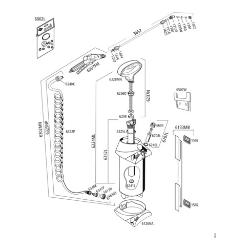 MESTO Drucksprühgerät 5 l