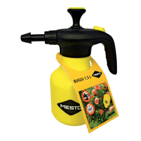 MESTO Pulvérisateur à pression BUGSI 1,5 L 360 degrés avec SHV