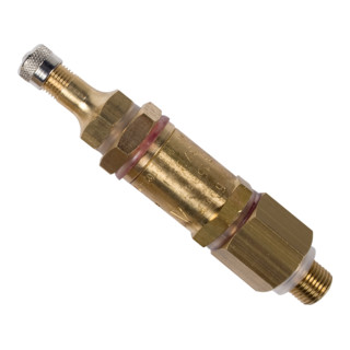 MESTO Valvola di gonfiaggio ad aria compressa con valvola per pneumatici auto, per FERROX/INOX in ottone