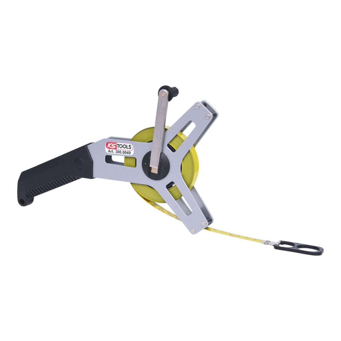 KS Tools Mètre ruban cadre avec bande en acier jaune