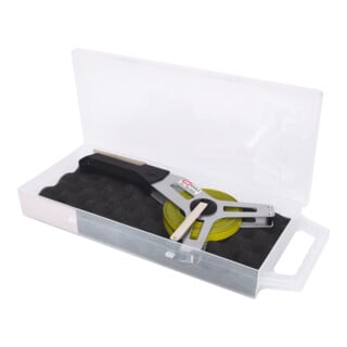 KS Tools Mètre ruban cadre avec bande en acier jaune