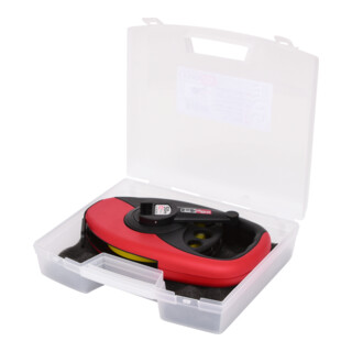 KS Tools Mètre ruban cadre avec bande en acier jaune, boîtier plastique