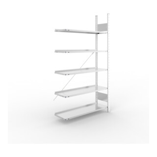 Meta Büro-Anbauregal S3 COMPACT 1850 x 1000 x 300 mm verzinkt
