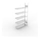 Meta Büro-Anbauregal S3 COMPACT 1850 x 1000 x 300 mm verzinkt