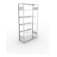 META CLIP Keilriemenregal 2000x1000x400 mm, mit 3 Keilriemenebenen, verzinkt