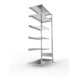 META CLIP Keilriemenregal 2000x1000x500 mm, Anbauregal mit 3 Keilriemenebenen, verzinkt
