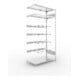 META CLIP Keilriemenregal 2000x1000x500 mm, Anbauregal mit 4 Keilriemenebenen, verzinkt