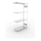 META CLIP SET Fachbodenregal 2000x1000x400 mm, Anbauregal mit 4 Fachböden, Fachlast 150 Kg, verzinkt