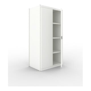META CLIP150 Schrankmodul 2000x1000x600 mm, mit 5 Böden, Vollwandseitenrahmen, Rückwand und Flügeltür