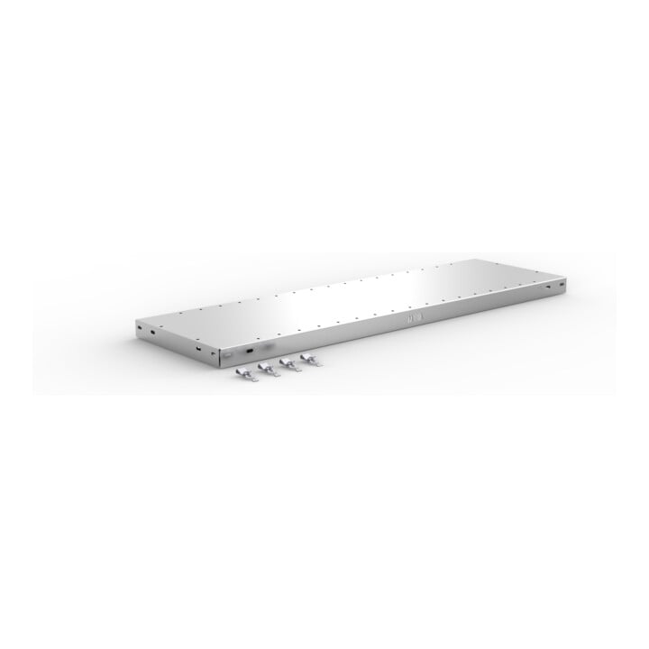 META CLIP150 Zusatzboden 1000x300 mm in verzinkt mit 4 Fachbodenträger