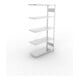 META CLIP230 Fachbodenregal 2000x1000x400 mm, Anbauregal mit 5 Böden, 230 Kg Fachlast, verzinkt