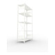 META CLIP230 Fachbodenregal 2000x1000x400 mm, mit 5 Böden, 230 Kg Fachlast, lichtgrau