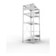 META CLIP230 Fachbodenregal 2000x1000x600 mm, mit 5 Böden, 230 Kg Fachlast, verzinkt