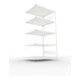 META CLIP230 Fachbodenregal 2000x1000x800 mm, Anbauregal mit 5 Böden, 230 Kg Fachlast, lichtgrau