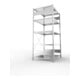 META CLIP230 Fachbodenregal 2000x1000x800 mm, mit 5 Böden, 230 Kg Fachlast, verzinkt