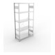 META CLIP330 Fachbodenregal 2000x1000x400 mm, mit 5 Böden, 330 Kg Fachlast, verzinkt