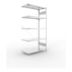 META CLIP330 Fachbodenregal 2000x1000x500 mm, Anbauregal mit 5 Böden, 330 Kg Fachlast, verzinkt