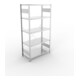 META CLIP330 Fachbodenregal 2000x1000x500 mm, mit 5 Böden, 330 Kg Fachlast, verzinkt