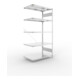 META CLIP330 Fachbodenregal 2000x1000x600 mm, Anbauregal mit 5 Böden, 330 Kg Fachlast, verzinkt
