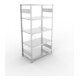 META CLIP330 Fachbodenregal 2000x1000x600 mm, mit 5 Böden, 330 Kg Fachlast, verzinkt