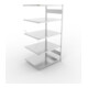 META CLIP330 Fachbodenregal 2000x1000x800 mm, Anbauregal mit 5 Böden, 330 Kg Fachlast, verzinkt