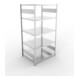 META CLIP330 Fachbodenregal 2000x1000x800 mm, mit 5 Böden, 330 Kg Fachlast, verzinkt