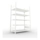 META COMPACT Büroregal 1850x1250x600 mm (HxBxT), doppelseitig mit 5 Böden, 80 Kg Fachlast, lichtgrau