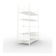 META COMPACT Büroregal 1850x1250x600 mm (HxBxT), doppelseitig mit 5 Böden, 80 Kg Fachlast, lichtgrau