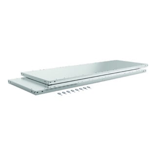 META Étagère B1700xP400mm Cap.200kg STA argenté galvanisé pour rayonnage grande case 2 pcs/VE