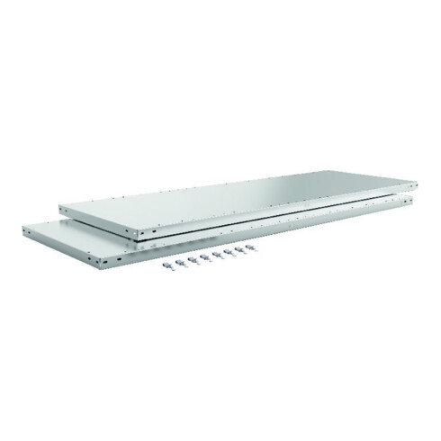 META Étagère B1700xP600mm Capacité 200kg STA argent galvanisé pour grande étagère 2 pcs/VE