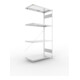 Meta Fachboden-Anbauregal CLIP SET 2000 x 1000 x 500 mm verzinkt