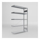 Set Fachboden-Anbauregal S3 CLIP + Fachbodenregal S3 CLIP