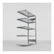 Meta Fachboden-Anbauregal S3 CLIP 2000 x 1300 x 600 mm verzinkt