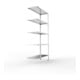 META FIX80 Schraubregal 2000x1000x500 mm, Anbauregal mit 5 Böden, 80 Kg Fachlast, verzinkt